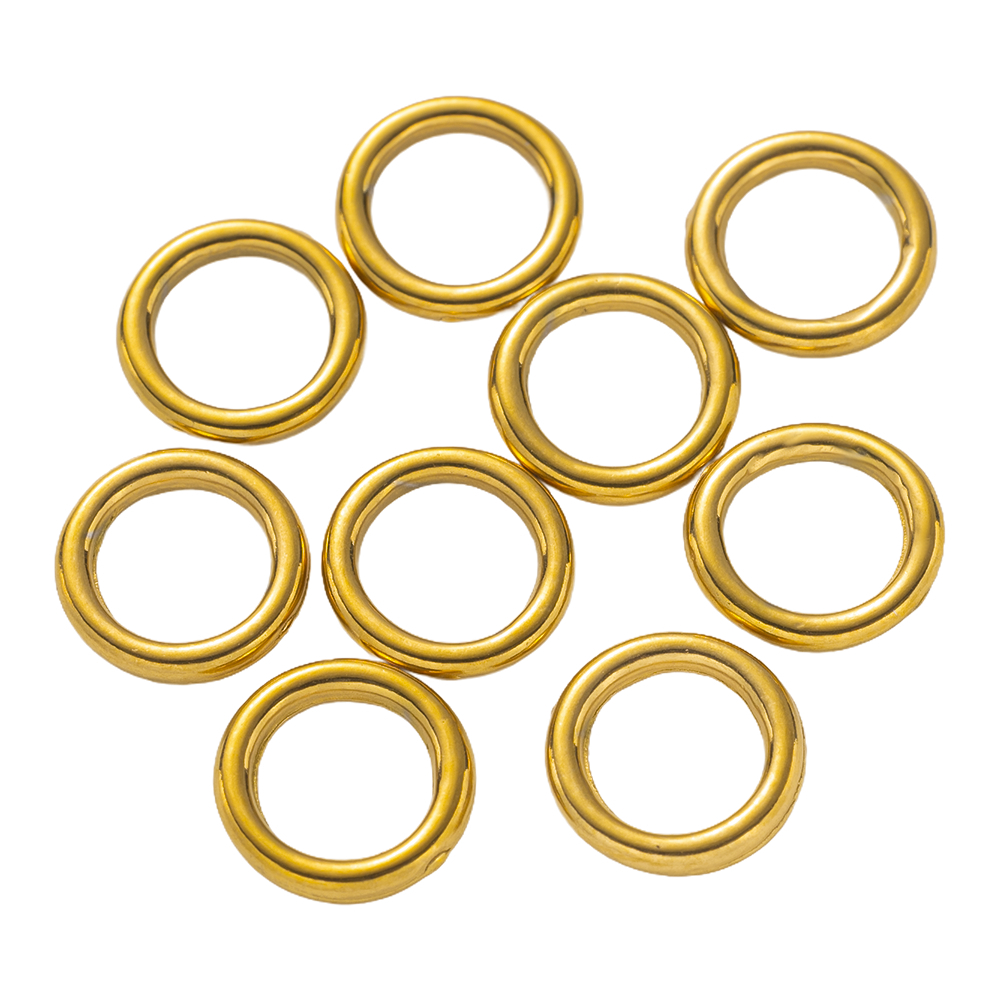 10pcs Stainless Steel Gold O R - Jewelry Making Loops reseña y precio