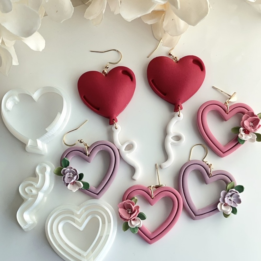 3Pcs Love Balloon Heart Polyme - Jewelry Making Tool Kit reseña y precio