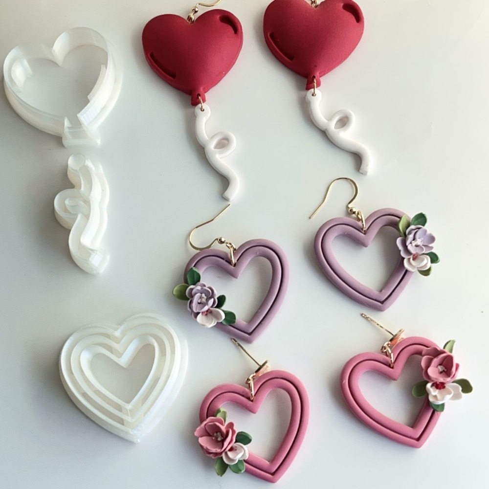 3Pcs Love Balloon Heart Polyme - Jewelry Making Tool Kit reseña y precio