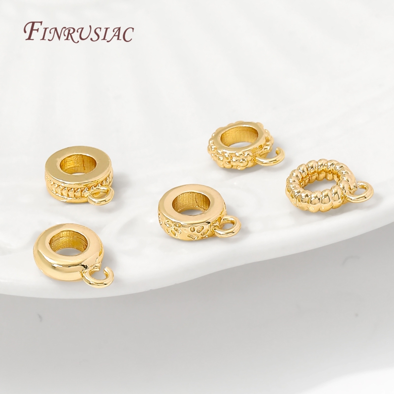14K Gold Plated CZ Bails For J - Jewelry Making Loops reseña y precio