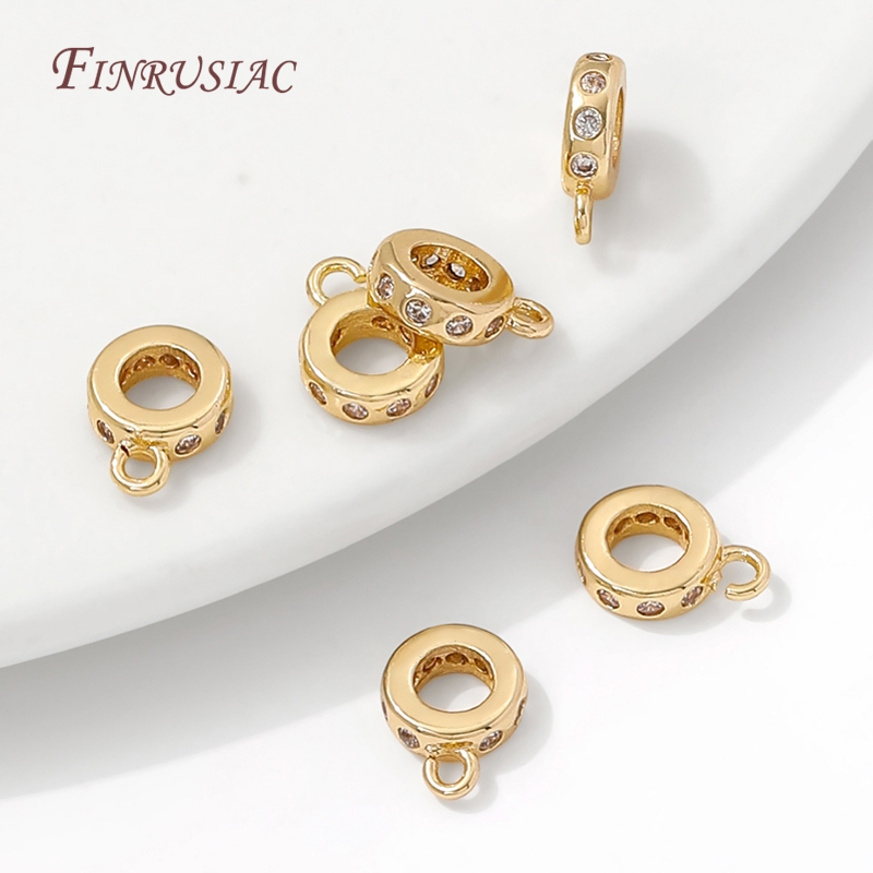 14K Gold Plated CZ Bails For J - Jewelry Making Loops reseña y precio