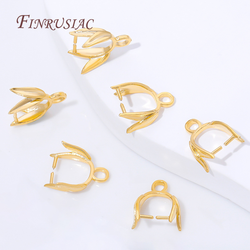 18K Gold Plated Brass Pinch Ba - Jewelry Making Loops reseña y precio
