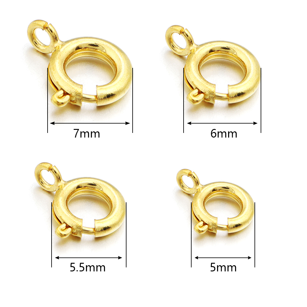 10Pcs Circle Spring Buttonr Co - Jewelry Making A Ring reseña y precio