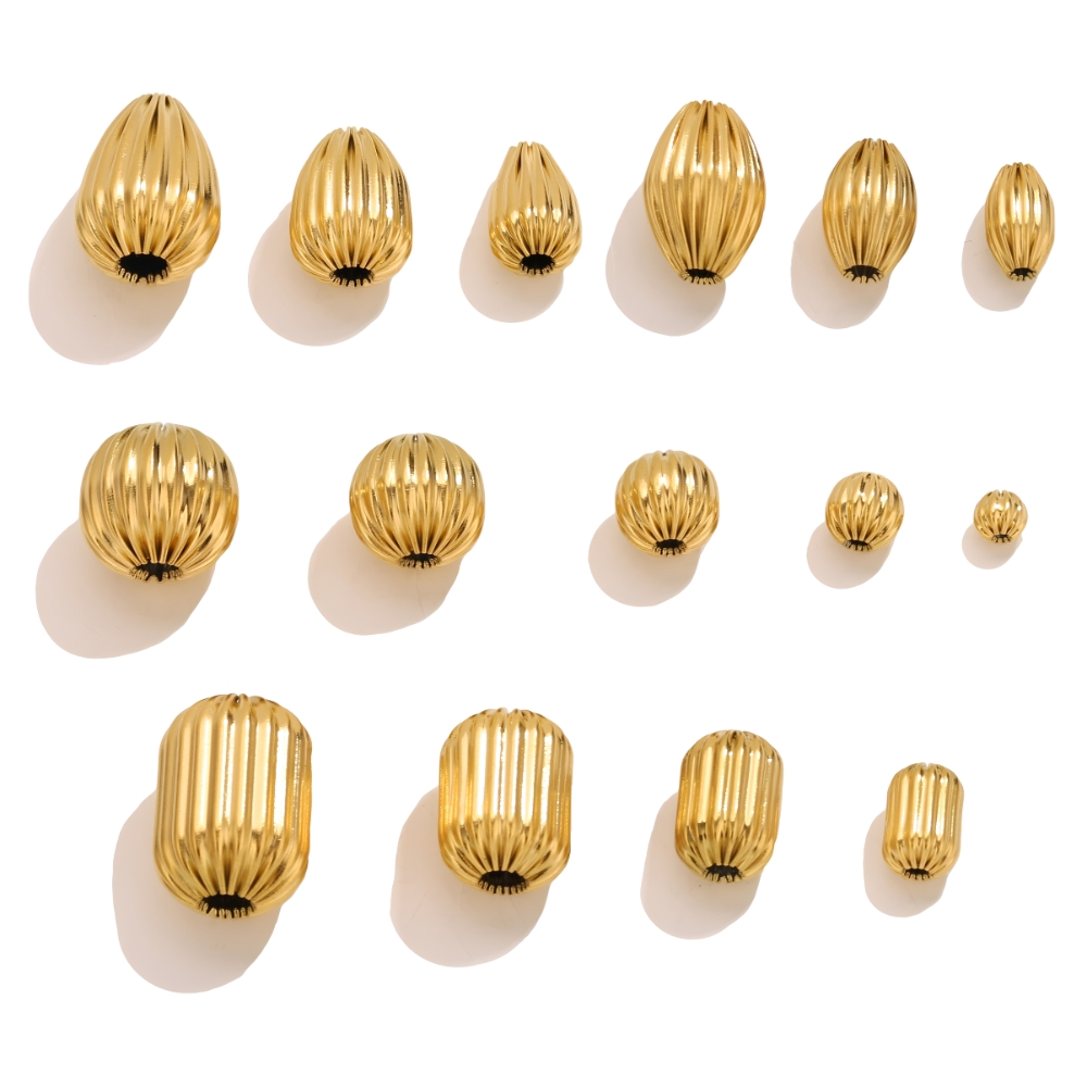 5PCS Stainless Steel 18K Gold  - Jewelry Making Supplies Wholesale reseña y precio
