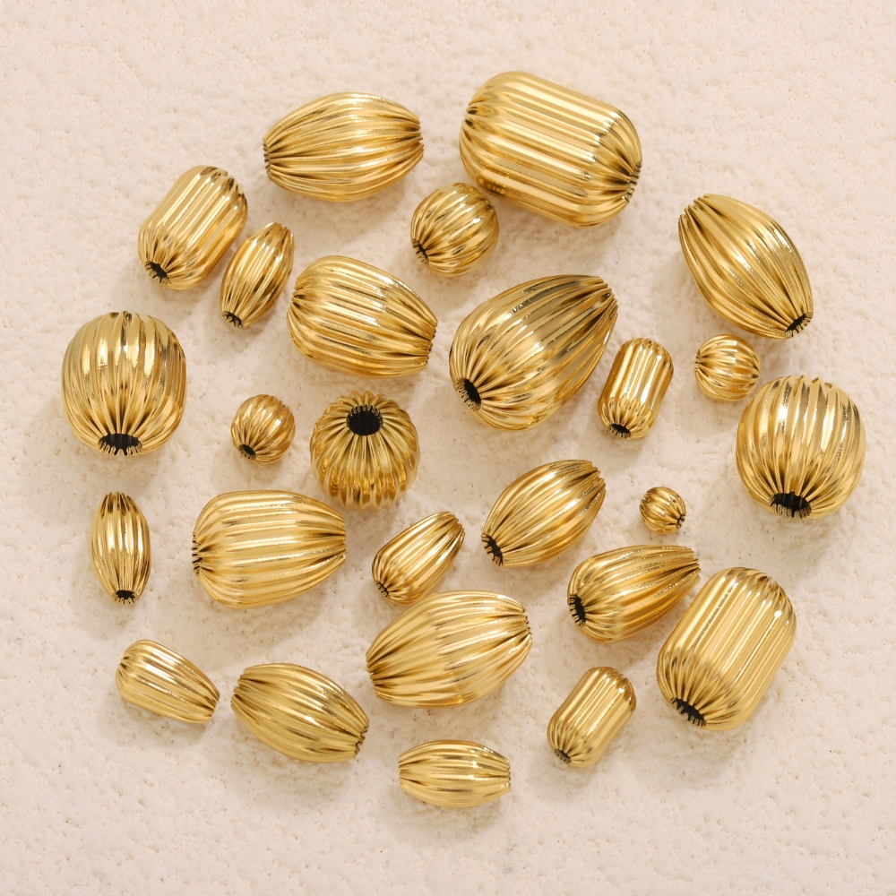 5PCS Stainless Steel 18K Gold  - Jewelry Making Supplies Wholesale reseña y precio