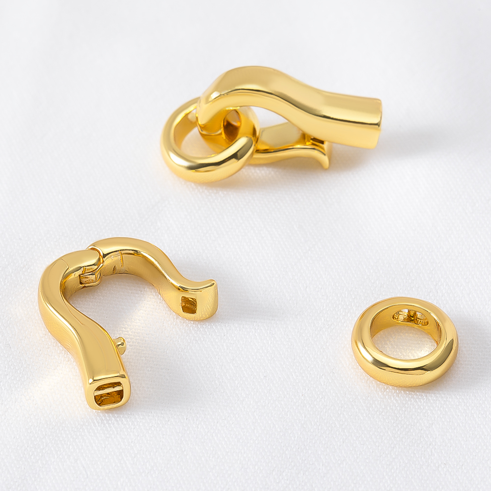 2pcs 4pcs 18K Gold Plated Bras - Jewelry Making Metal reseña y precio
