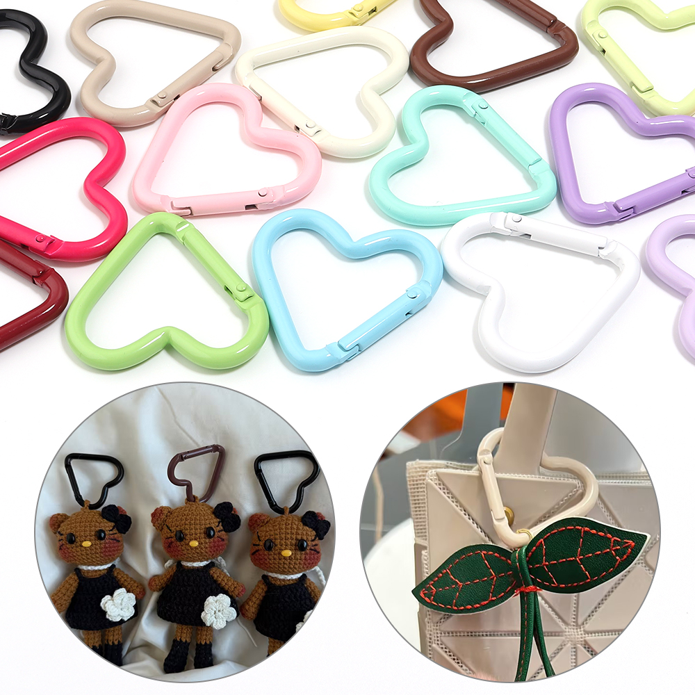 5pcs Colorful Heart-shaped Alu - Jewelry Making A Ring reseña y precio