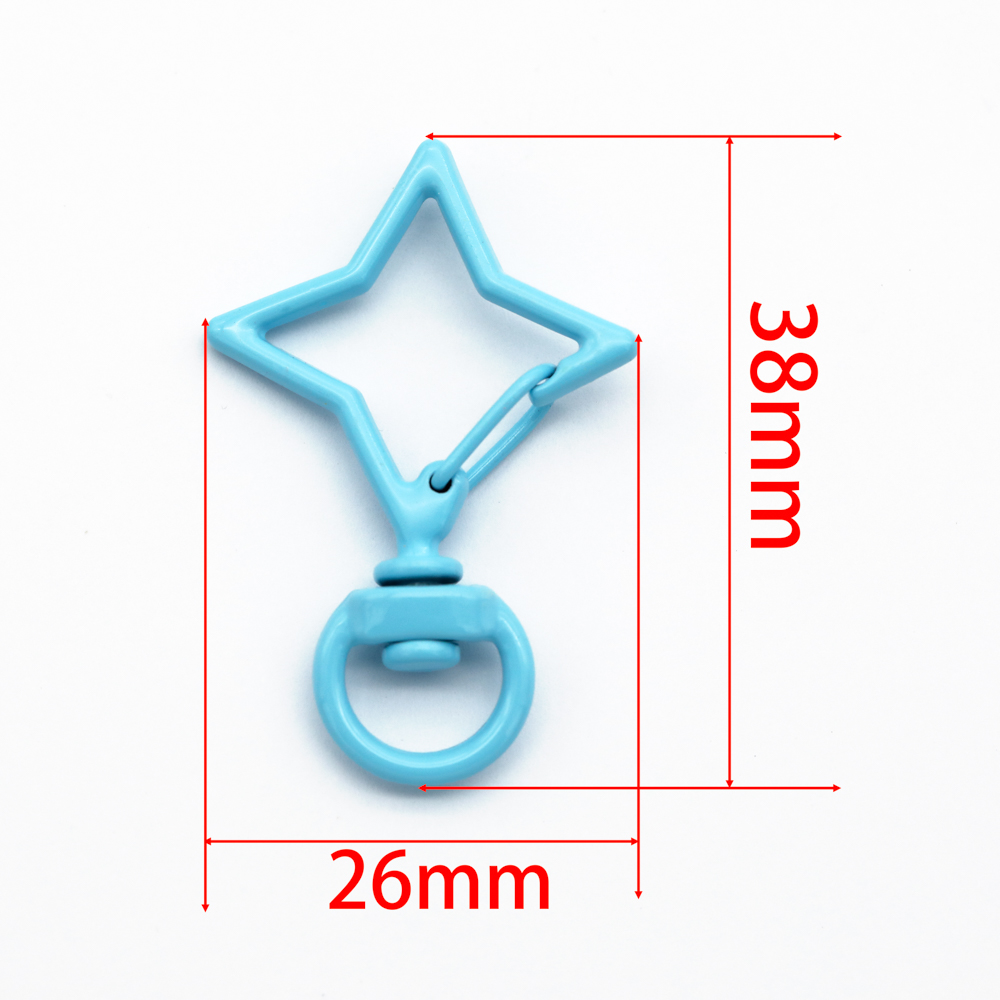 5pcs 38x26mm Colorful Star Rho - Jewelry Making A Ring reseña y precio