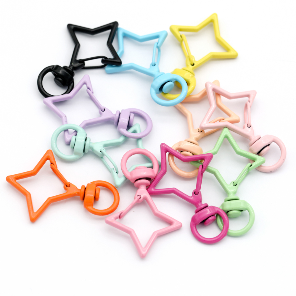 5pcs 38x26mm Colorful Star Rho - Jewelry Making A Ring reseña y precio