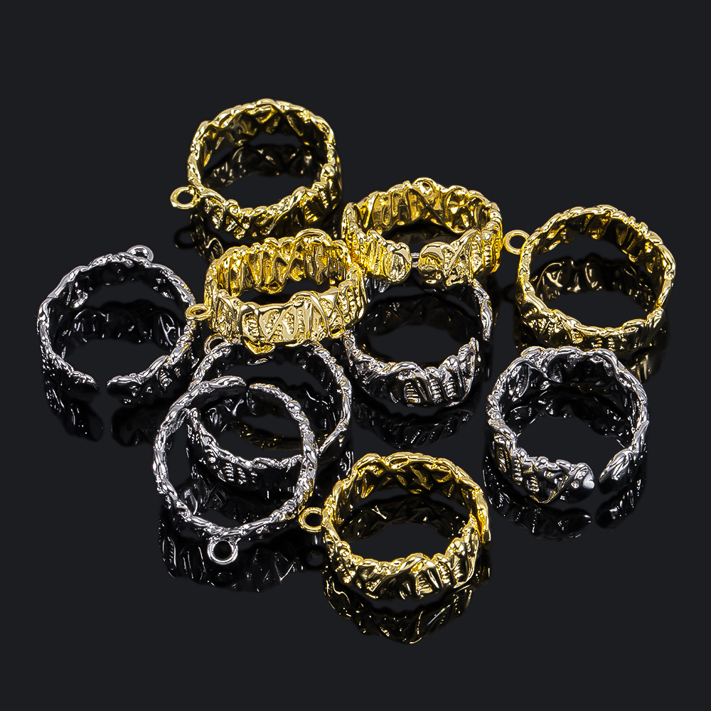2Pcs Gold Plated Irregular Ope - Jewelry Making Soldering Kit reseña y precio