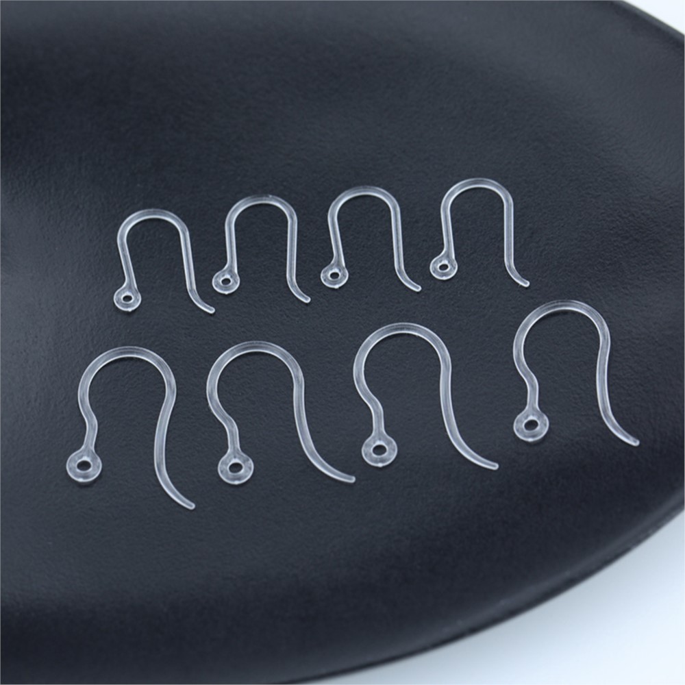 40pcs Clear Plastic Earring Ho - Jewelry Making Loops reseña y precio