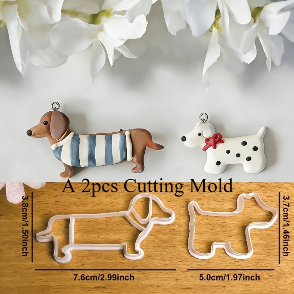 2 Sets 6Pcs Cartoon Dog Polyme - Jewelry Making Tool Kit reseña y precio