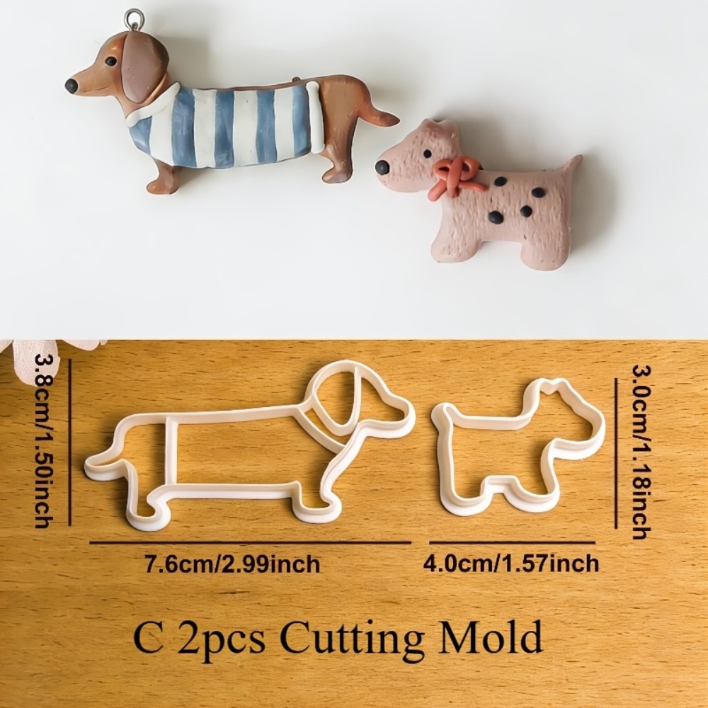 2 Sets 6Pcs Cartoon Dog Polyme - Jewelry Making Tool Kit reseña y precio