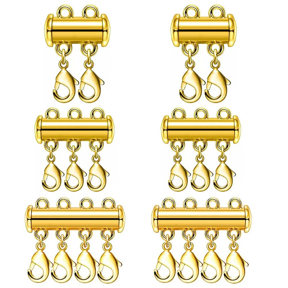 2pcs Multi Strand Necklace Lay - Jewelry Making Metal reseña y precio