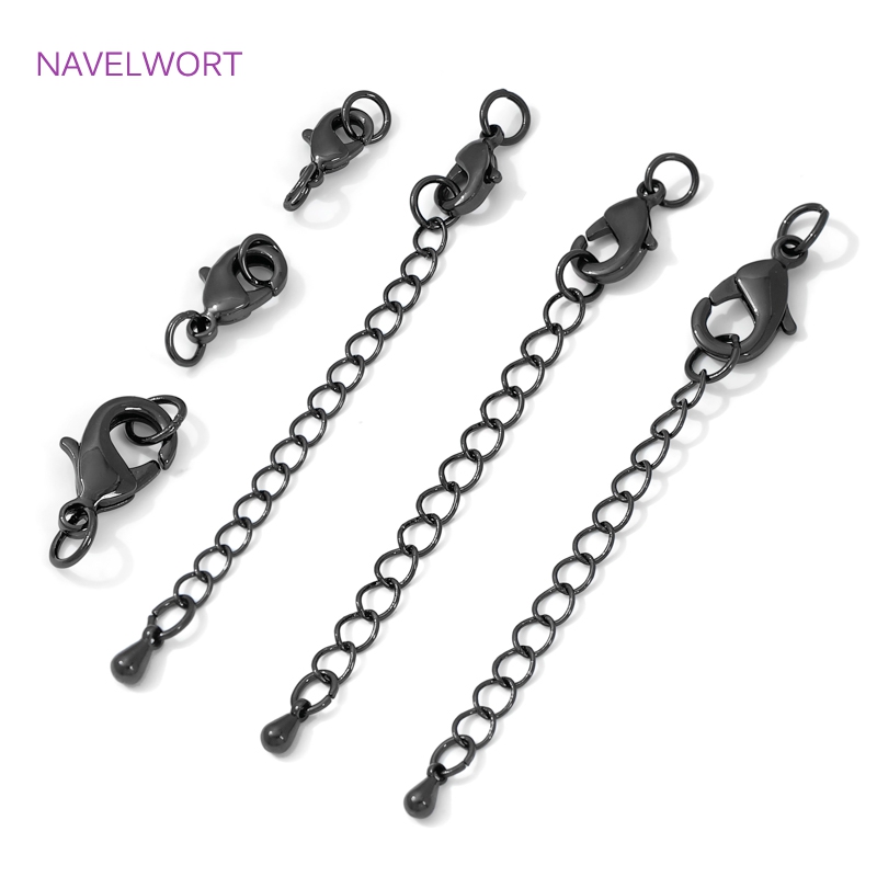 Black Color Brass Lobster Clas - Jewelry Making Metal reseña y precio