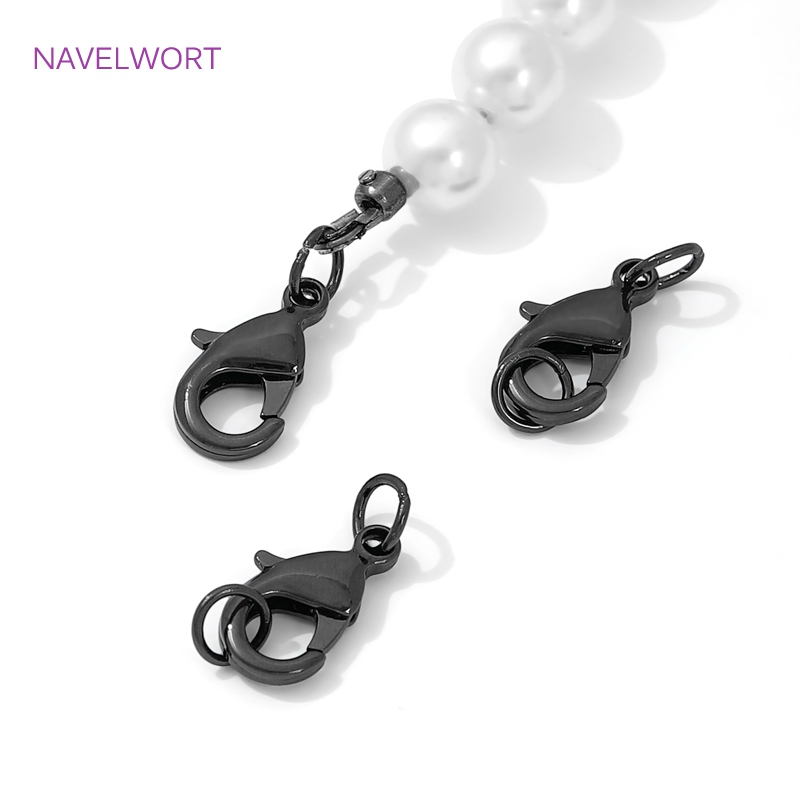 Black Color Brass Lobster Clas - Jewelry Making Metal reseña y precio