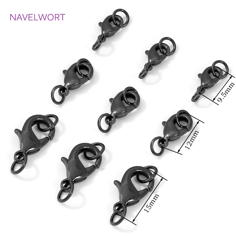 Black Color Brass Lobster Clas - Jewelry Making Metal reseña y precio