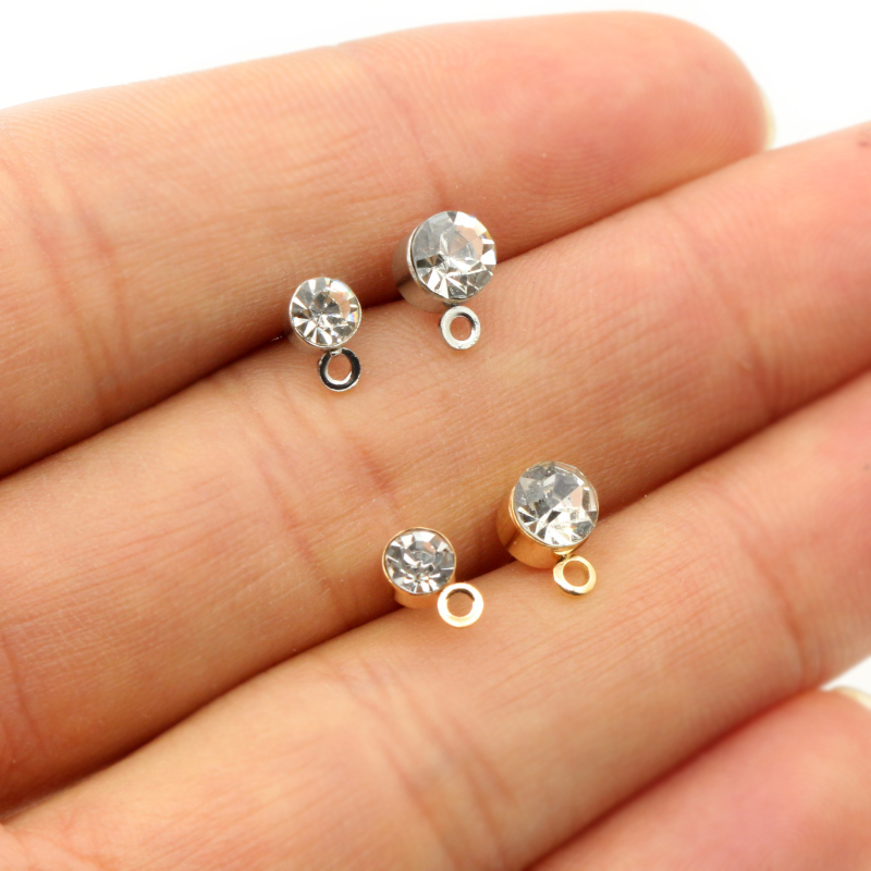 50pcs Stud Earrings Pins with  - Jewelry Making Soldering Kit reseña y precio