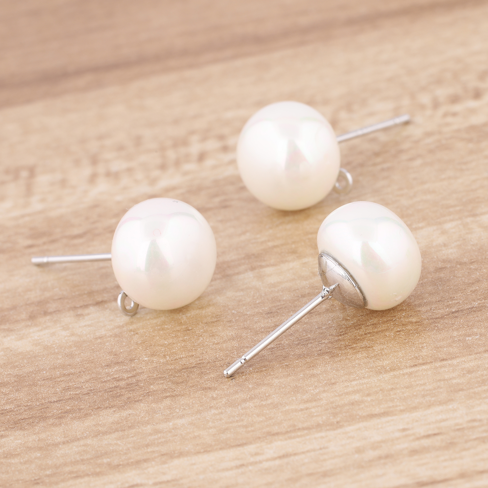 10pcs Copper White K Gold Plat - Jewelry Making Loops reseña y precio