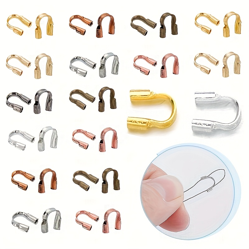 100-300pcs 3X4mm Wire Protecto - Jewelry Making Loops reseña y precio