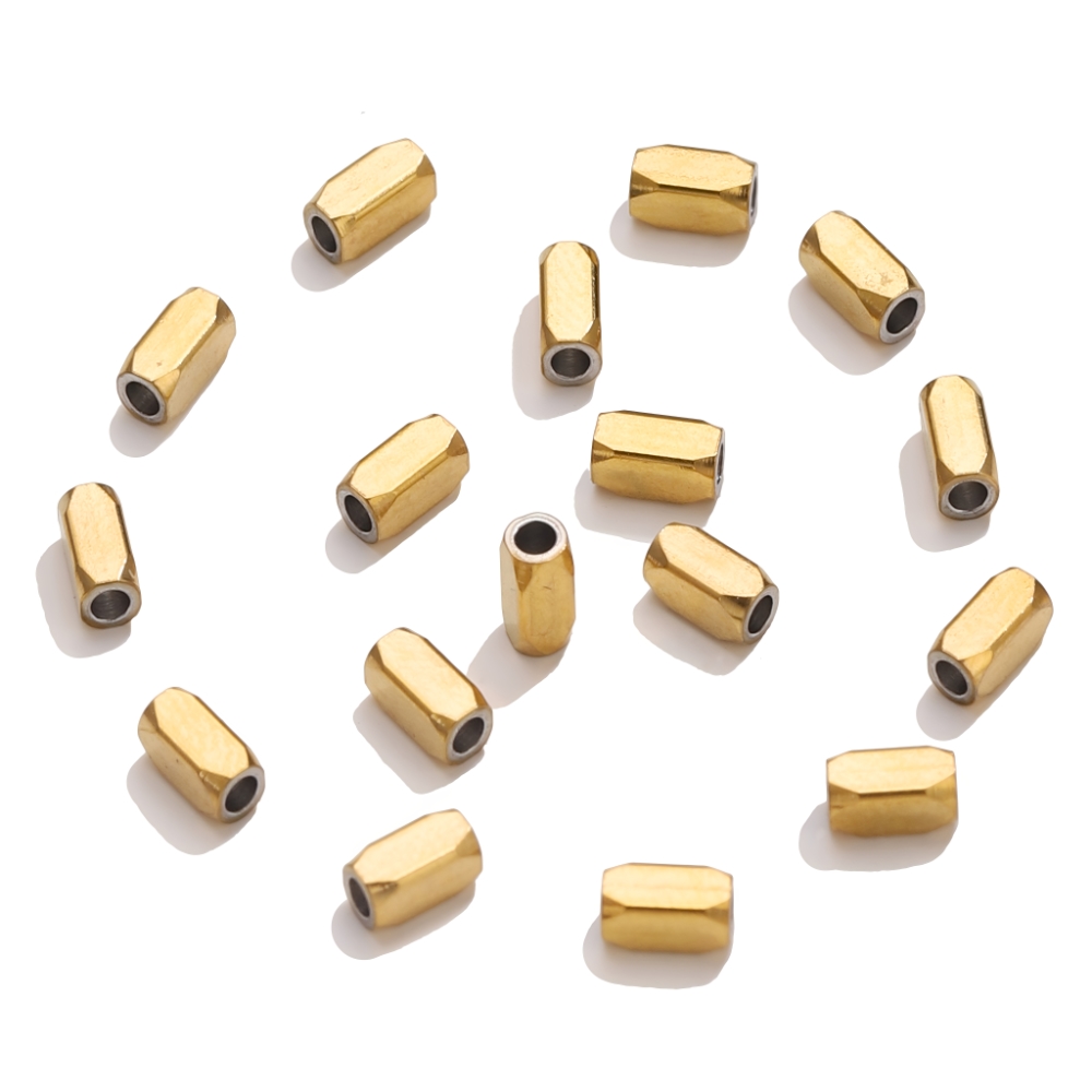 20pcs 18K Gold Stainless Steel - Jewelry Making Supplies Wholesale reseña y precio