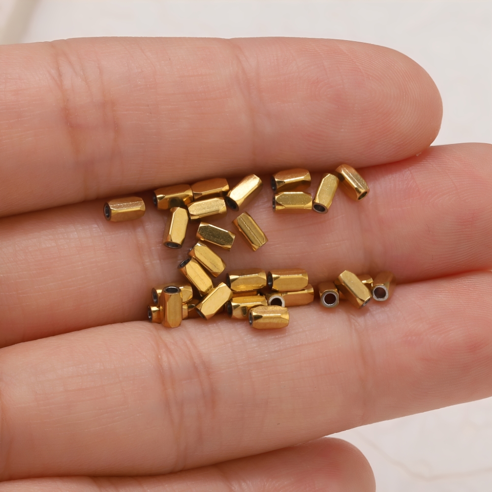 20pcs 18K Gold Stainless Steel - Jewelry Making Supplies Wholesale reseña y precio