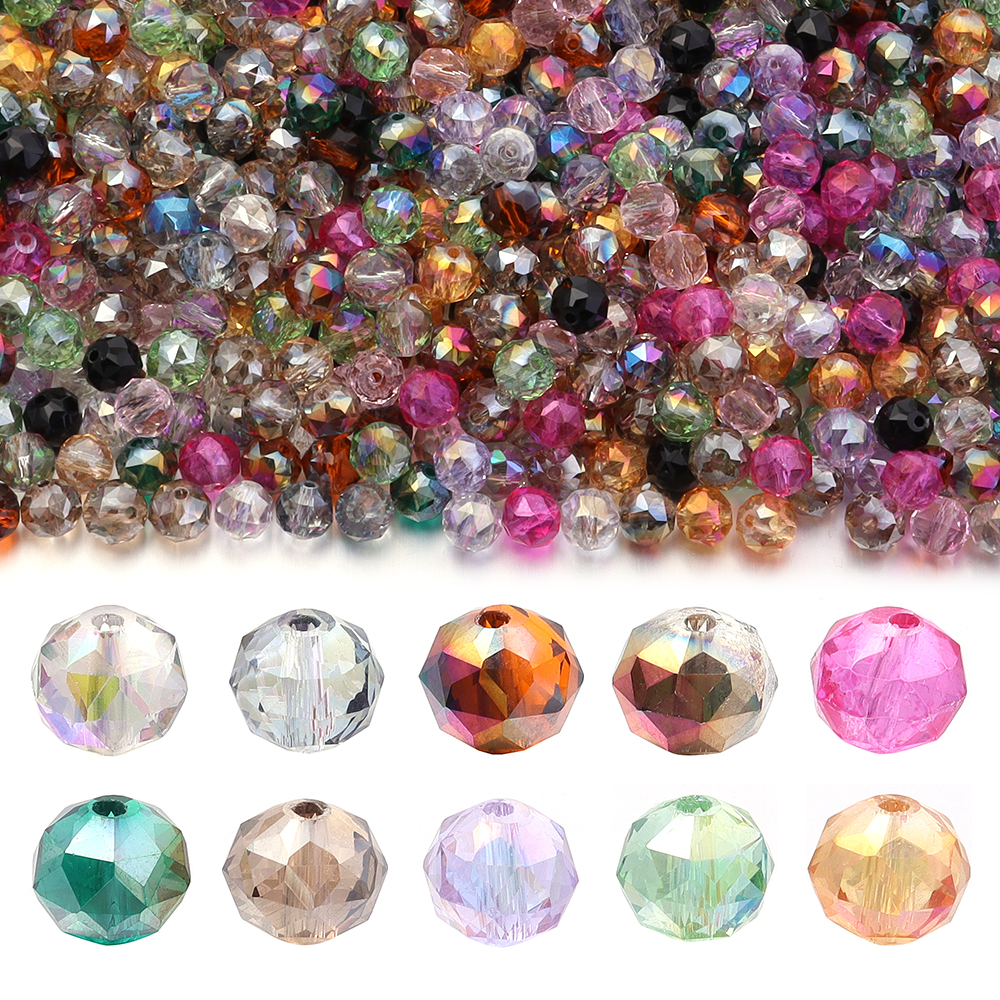50pcs/lot Austria Crystal Glas - Crystal Bead Mix reseña y precio